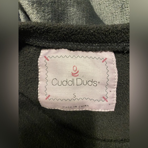 Black Animal Print Cuddl Duds Pajama Set - Picture 6 of 6